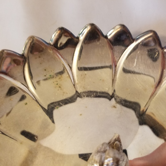 Reed & Barton Vintage Candy Dish Swan Lily Silver - Picture 5 of 8